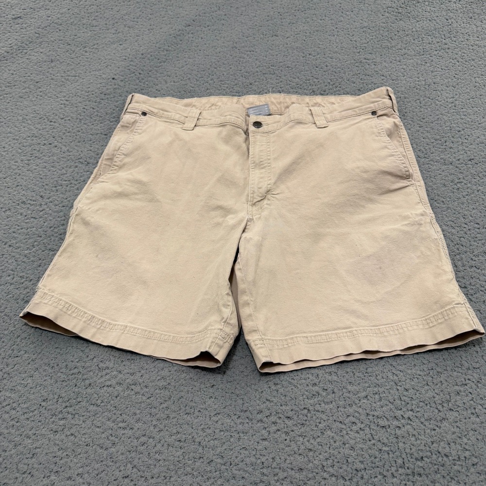 Columbia Shorts Mens 40 Regular Fit Tan Khaki Utility Hiking Stretch Camping